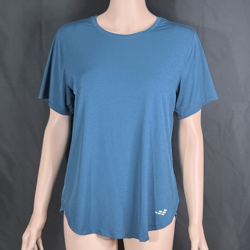BCG Teal Athletic Performance T-Shirt Women Activewear Moisture Wicking Medium